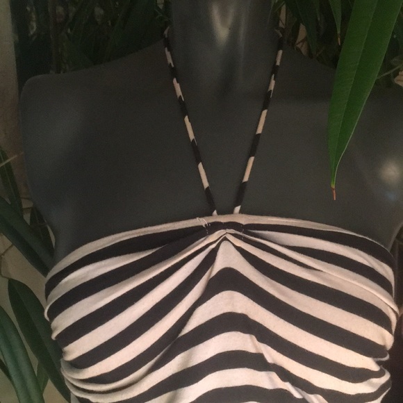 Striped halter top - Picture 2 of 4